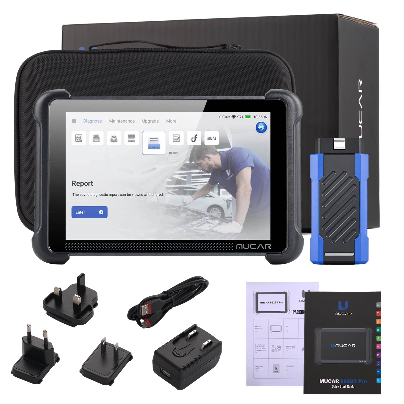 MUCAR 892BT PRO – Professional Diagnostic Scanner